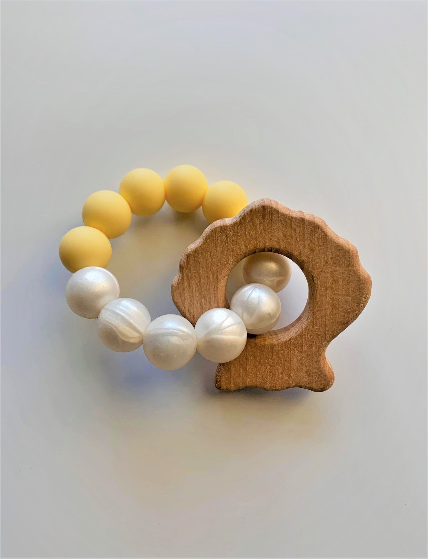 Wooden Pendant Teether - Sea Shell