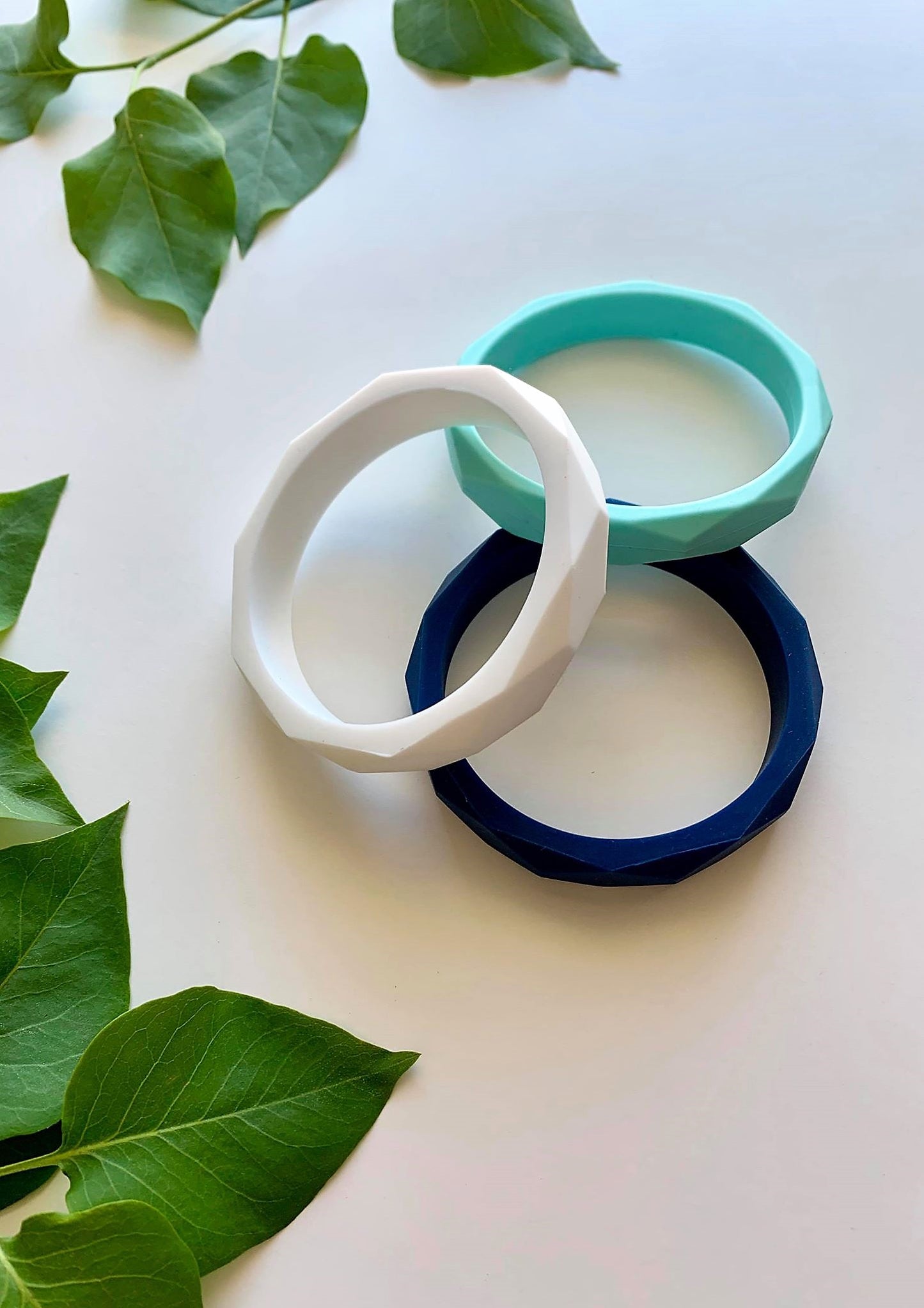 Faceted Silicone Bracelet