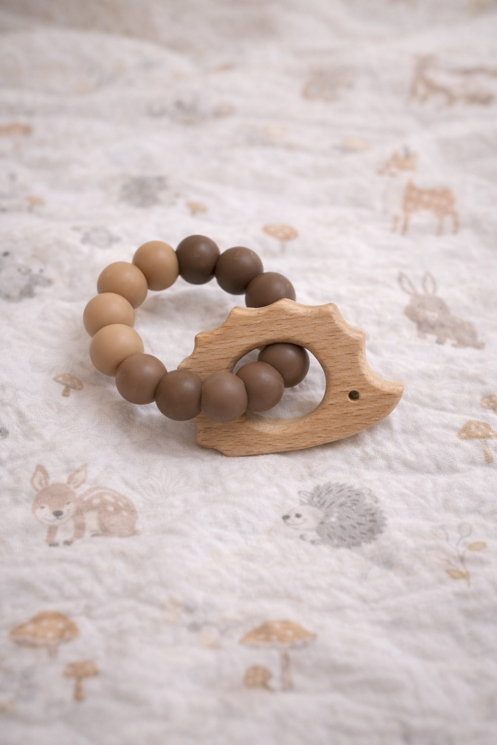 Wooden Hedgehog Teether