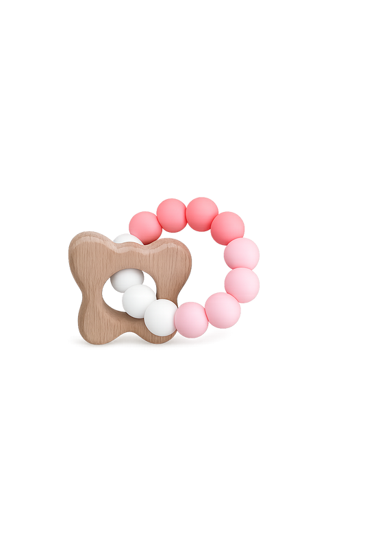 Wooden Pendant Teether - Butterfly