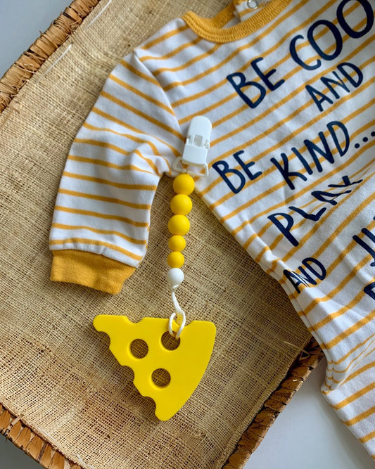 Silicone Pendant Teether - Cheese