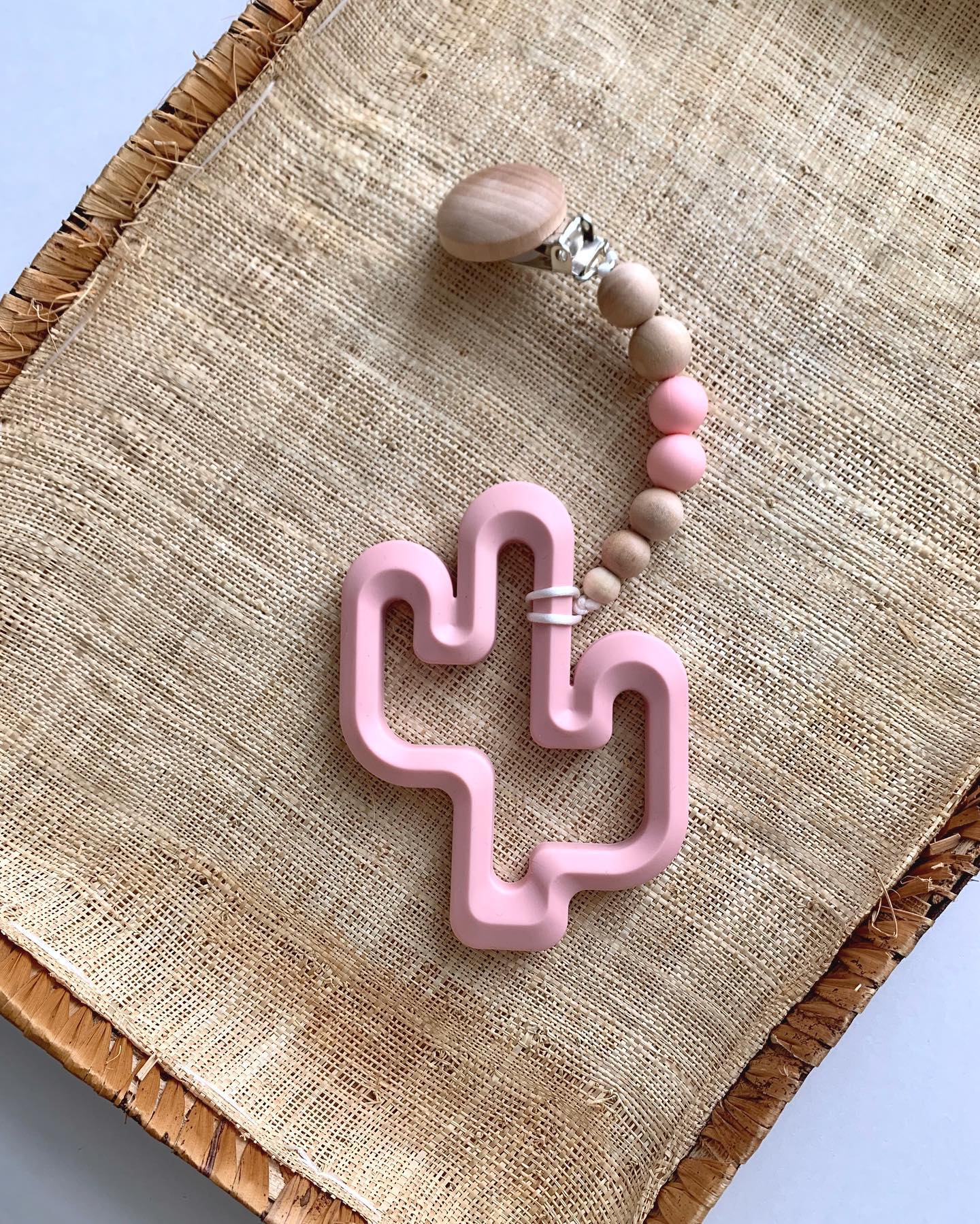 Silicone Pendant Teether - Cactus