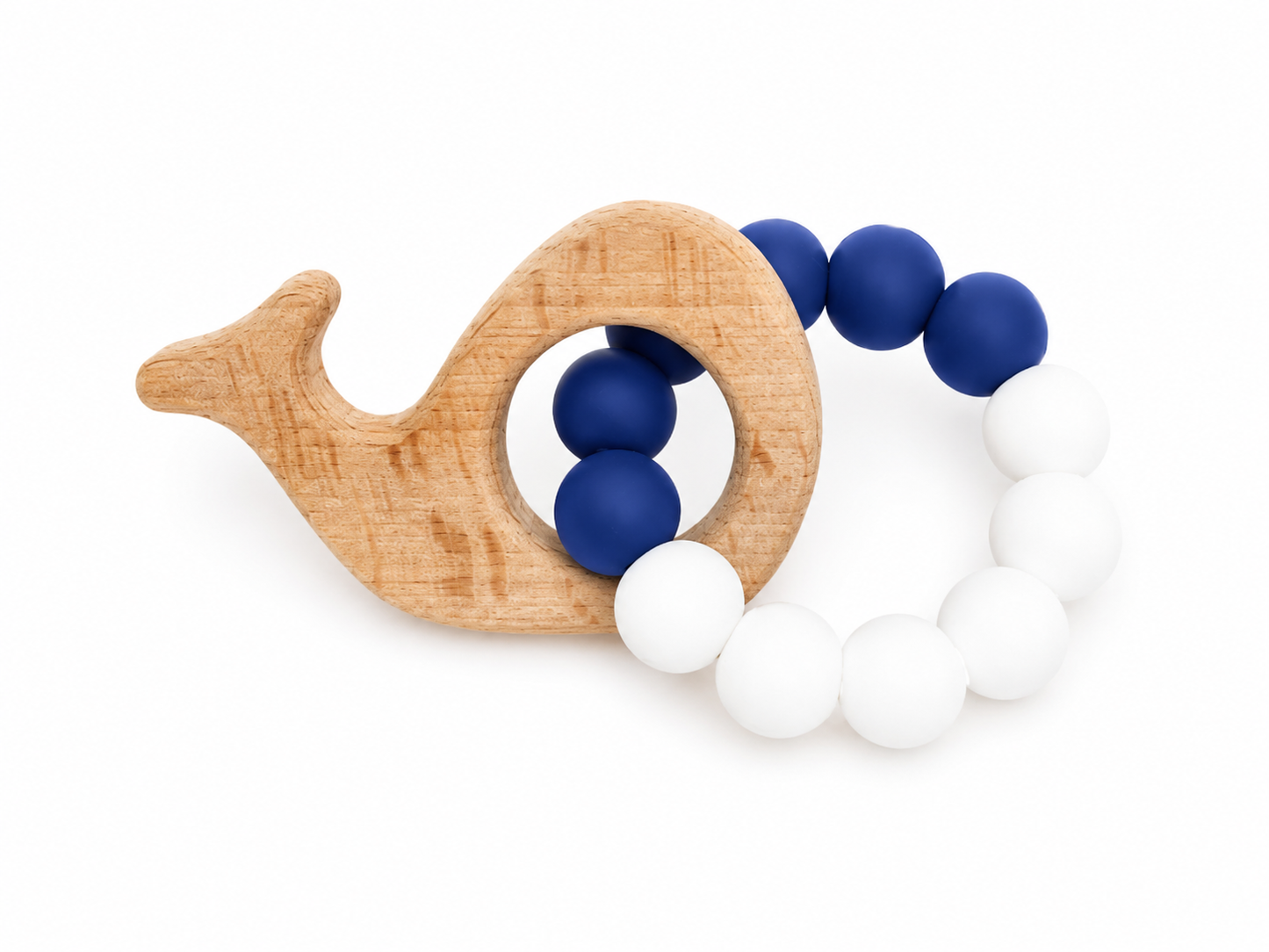 Wooden Pendant Teether - Whale