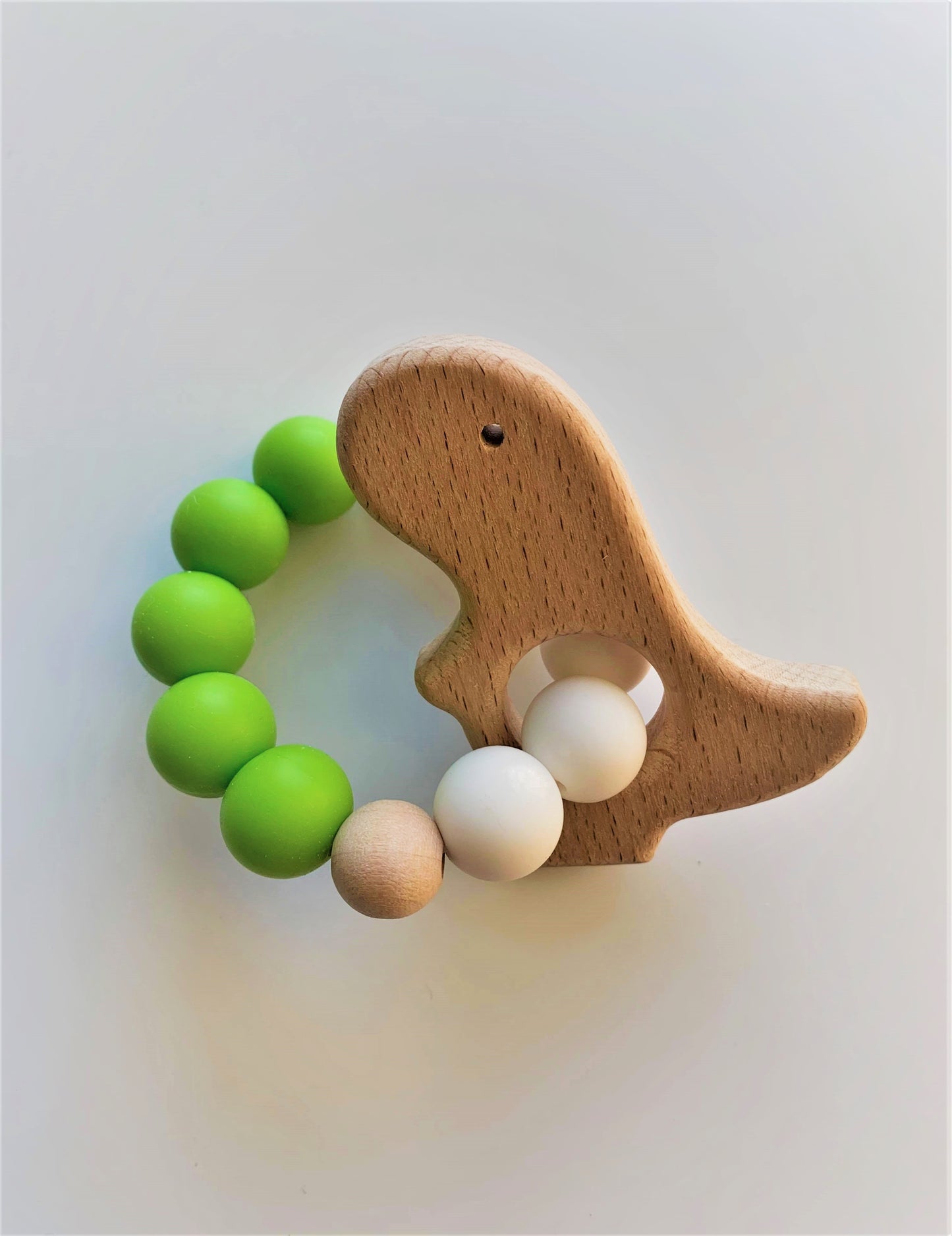 Wooden Pendant Teether - Dinosaur