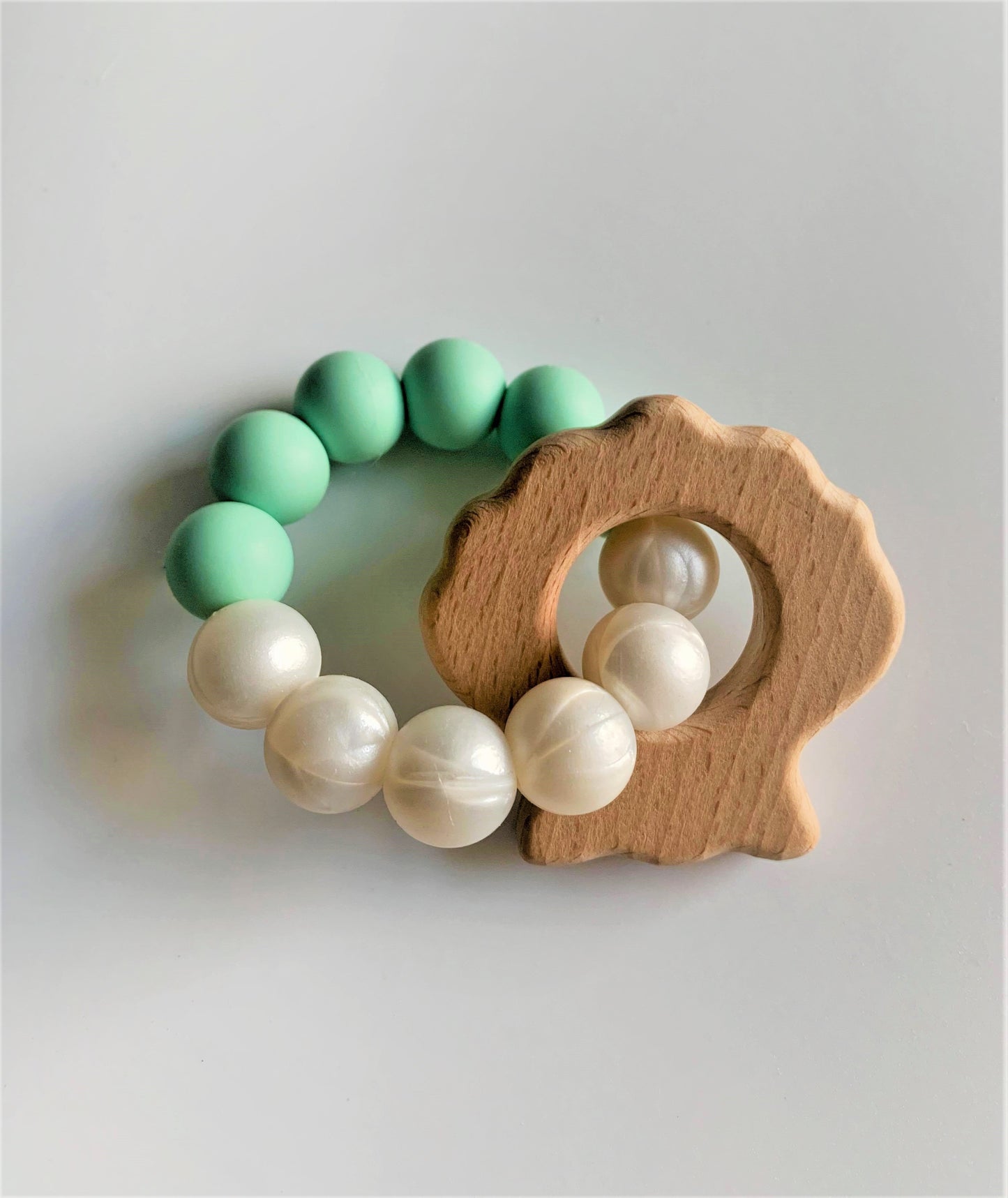 Wooden Pendant Teether - Sea Shell
