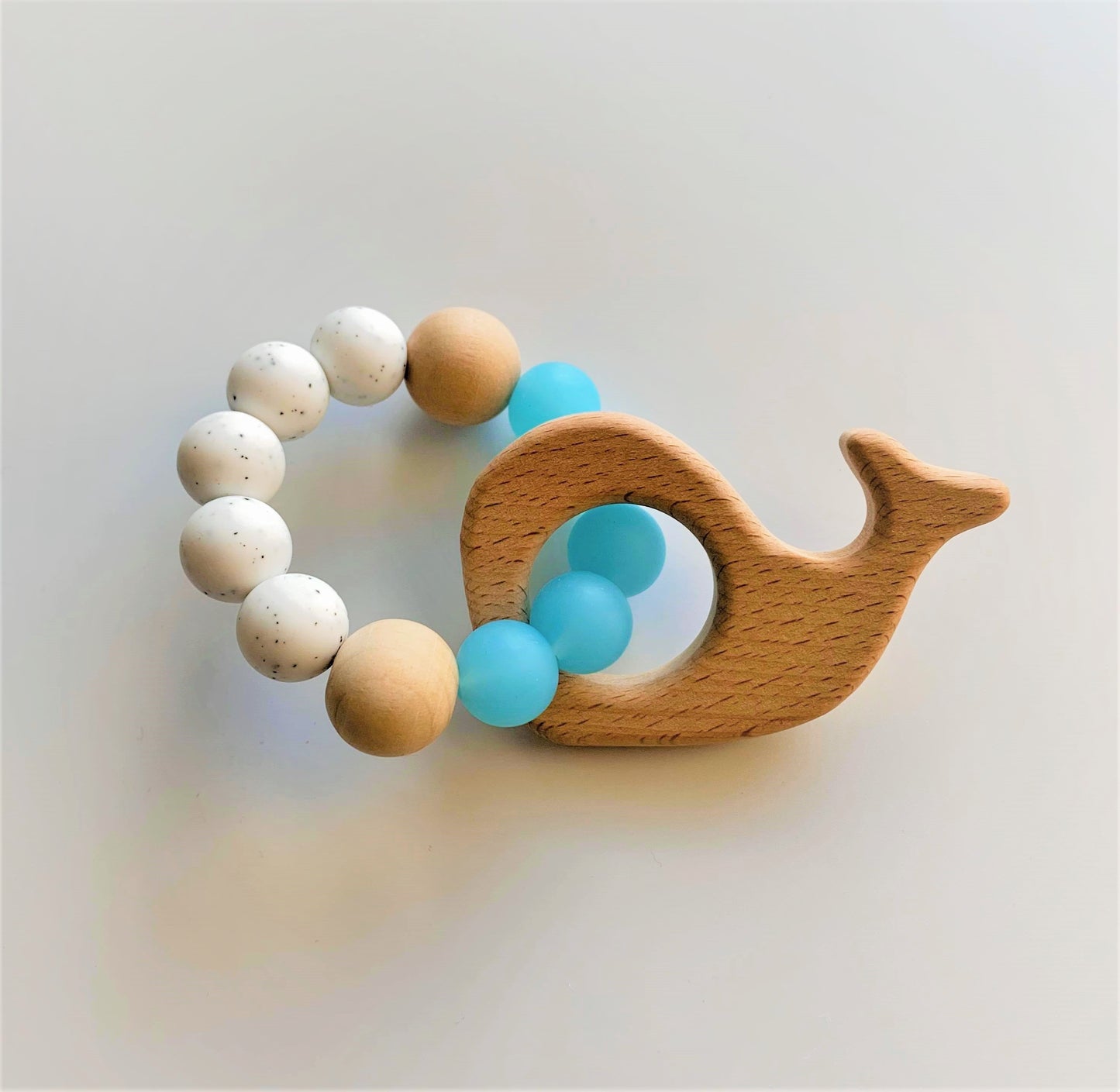 Wooden Pendant Teether - Whale