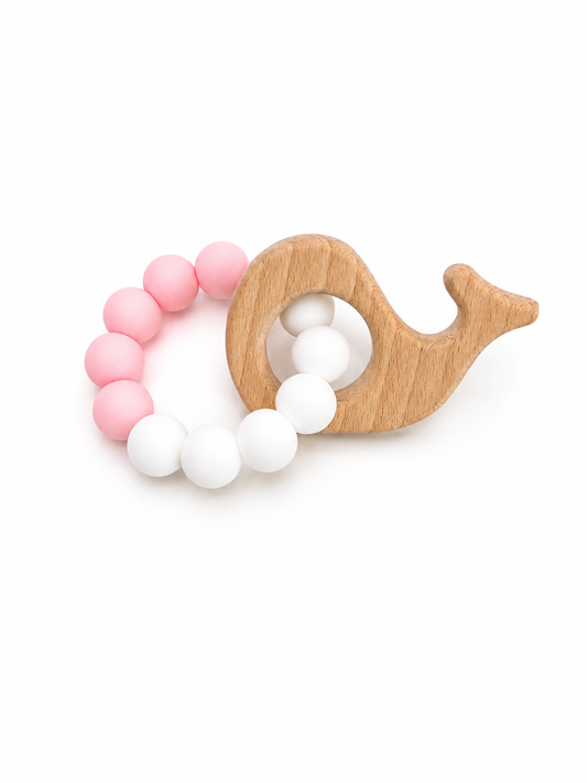 Wooden Pendant Teether - Whale