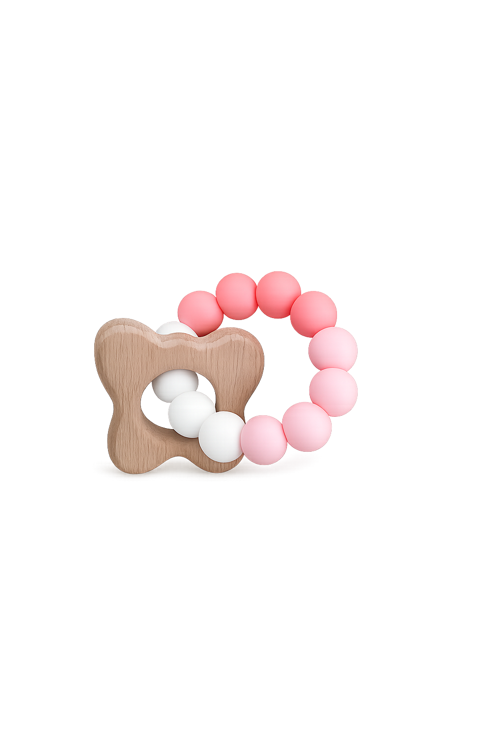 Wooden Pendant Teether - Butterfly