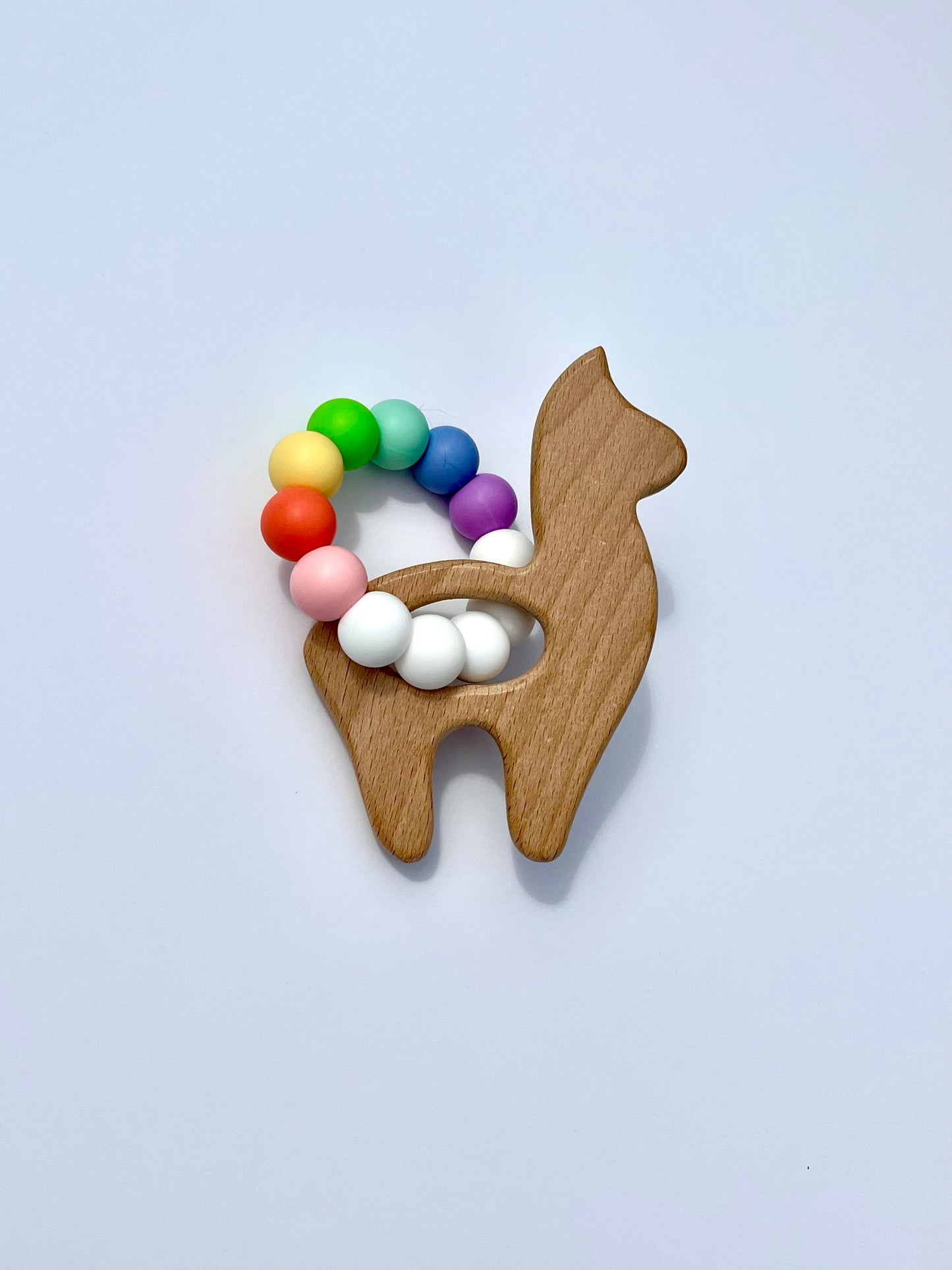 Wooden Pendant Teether - Drama Llama