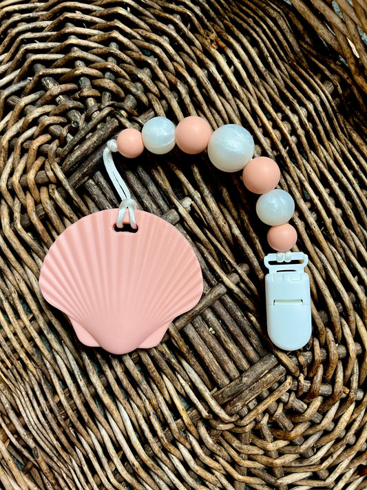 Silicone Pendant Teether - Sea Shell