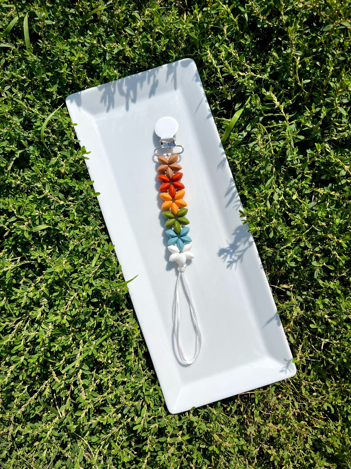 Saucer Bead Soother Clip