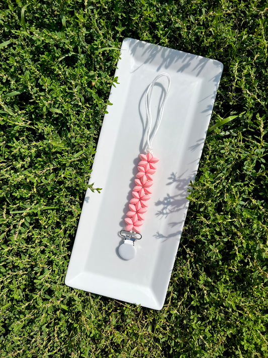 Saucer Bead Soother Clip