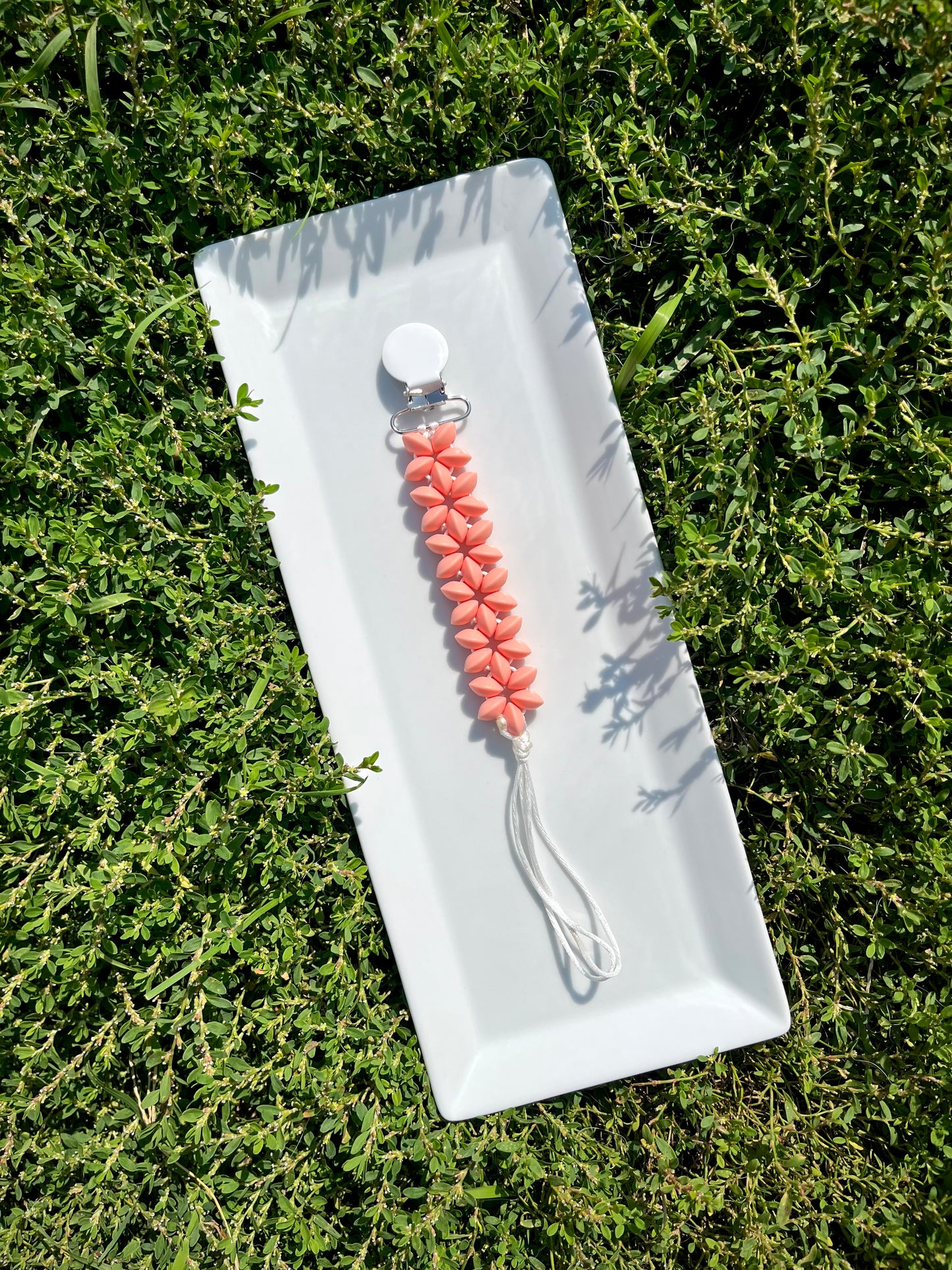 Saucer Bead Soother Clip