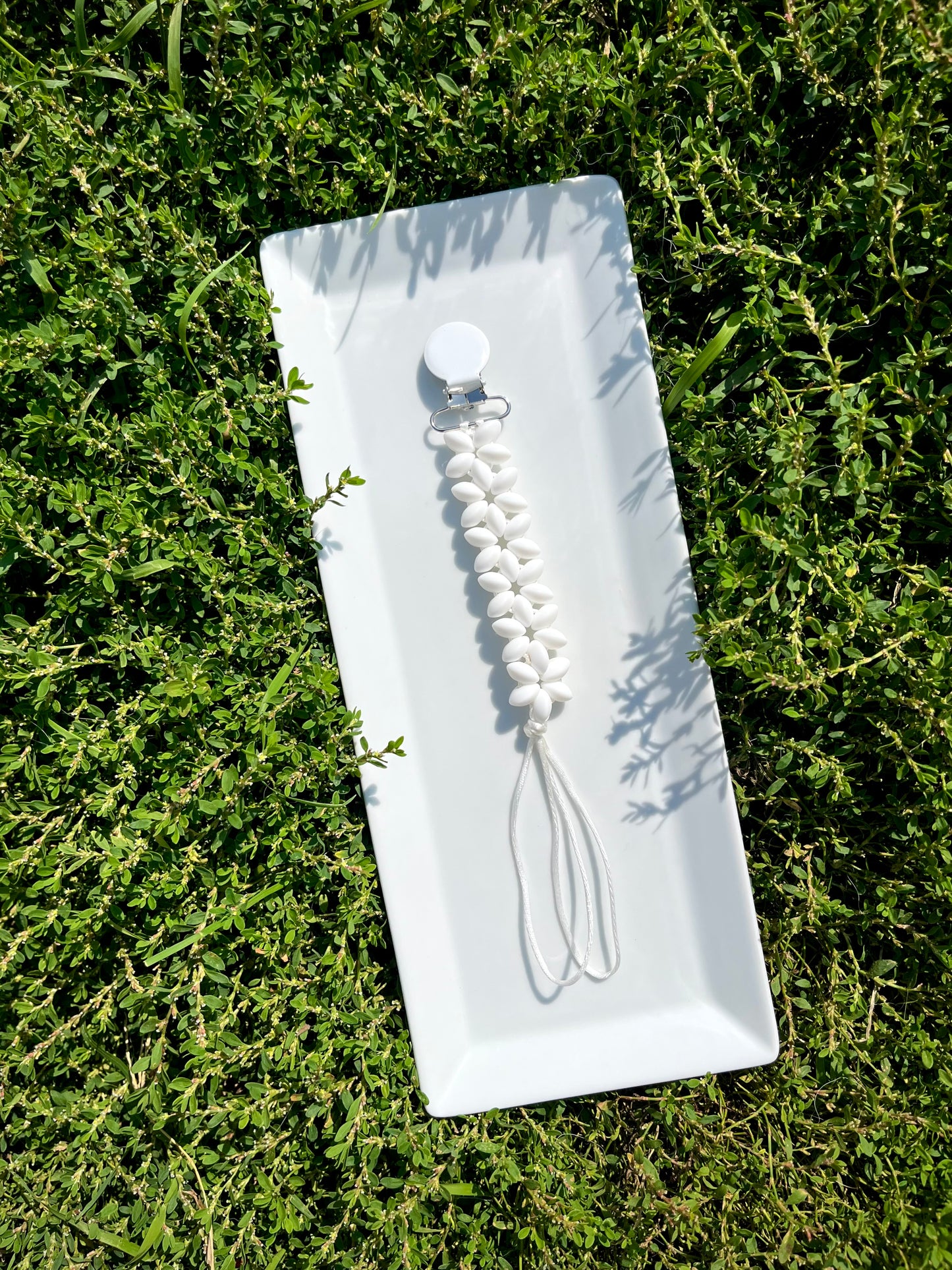 Saucer Bead Soother Clip