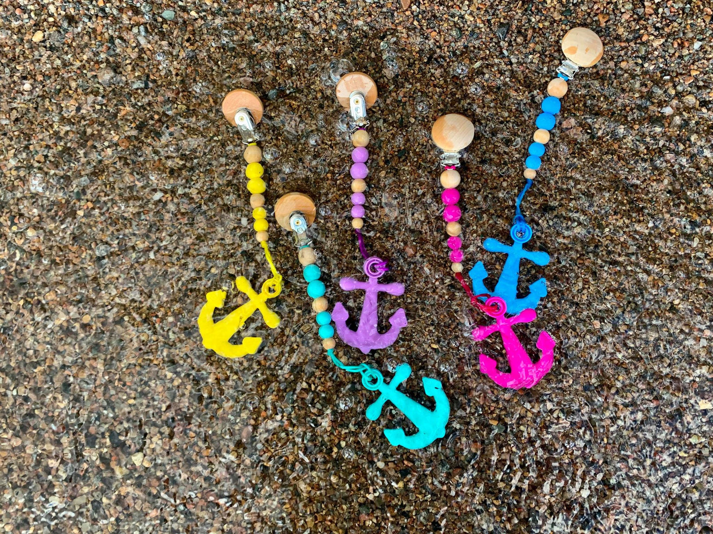 Silicone Pendant Teether - Anchor