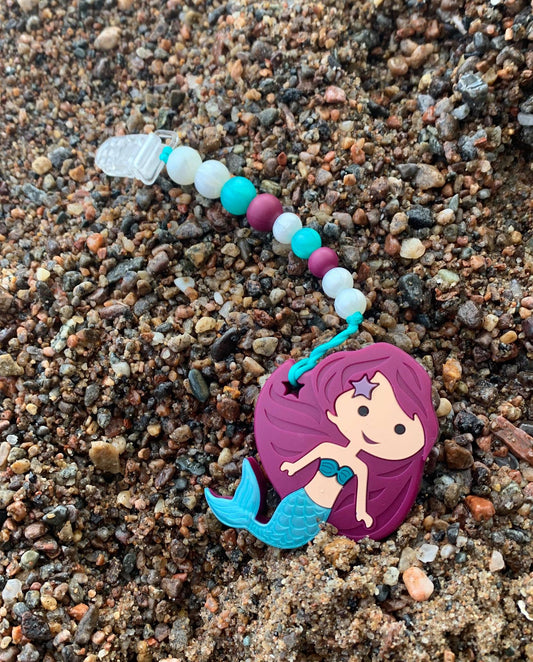 Silicone Pendant Teether - Mermaid